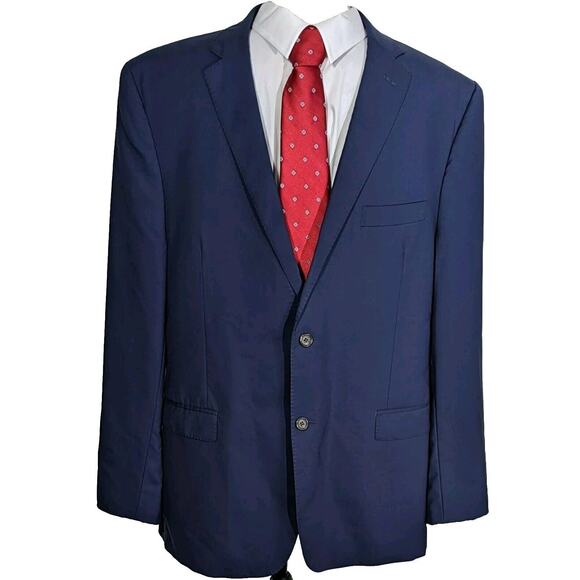 Ralph Lauren Black Label Slim Fit 100% Wool Dual Vent Blazer Sport Jacket 48L
